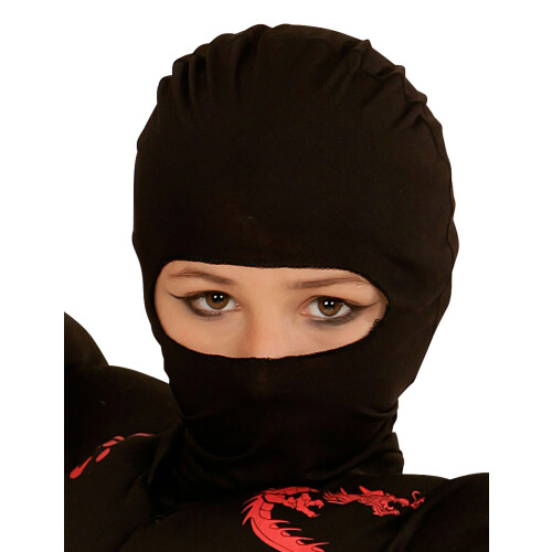 Rubies Black ninja hood for children