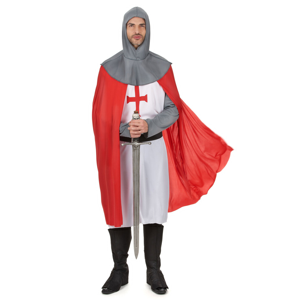 New Rubies Unisex (Xxl) Medieval Crusader Knight Costume For Men