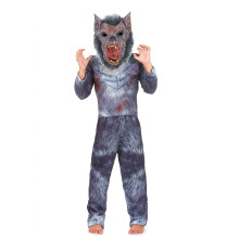 (M 7-9 years (120-130 cm)) Children's werewolf costume