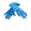 Rubies Children's blue ice princess gloves 1