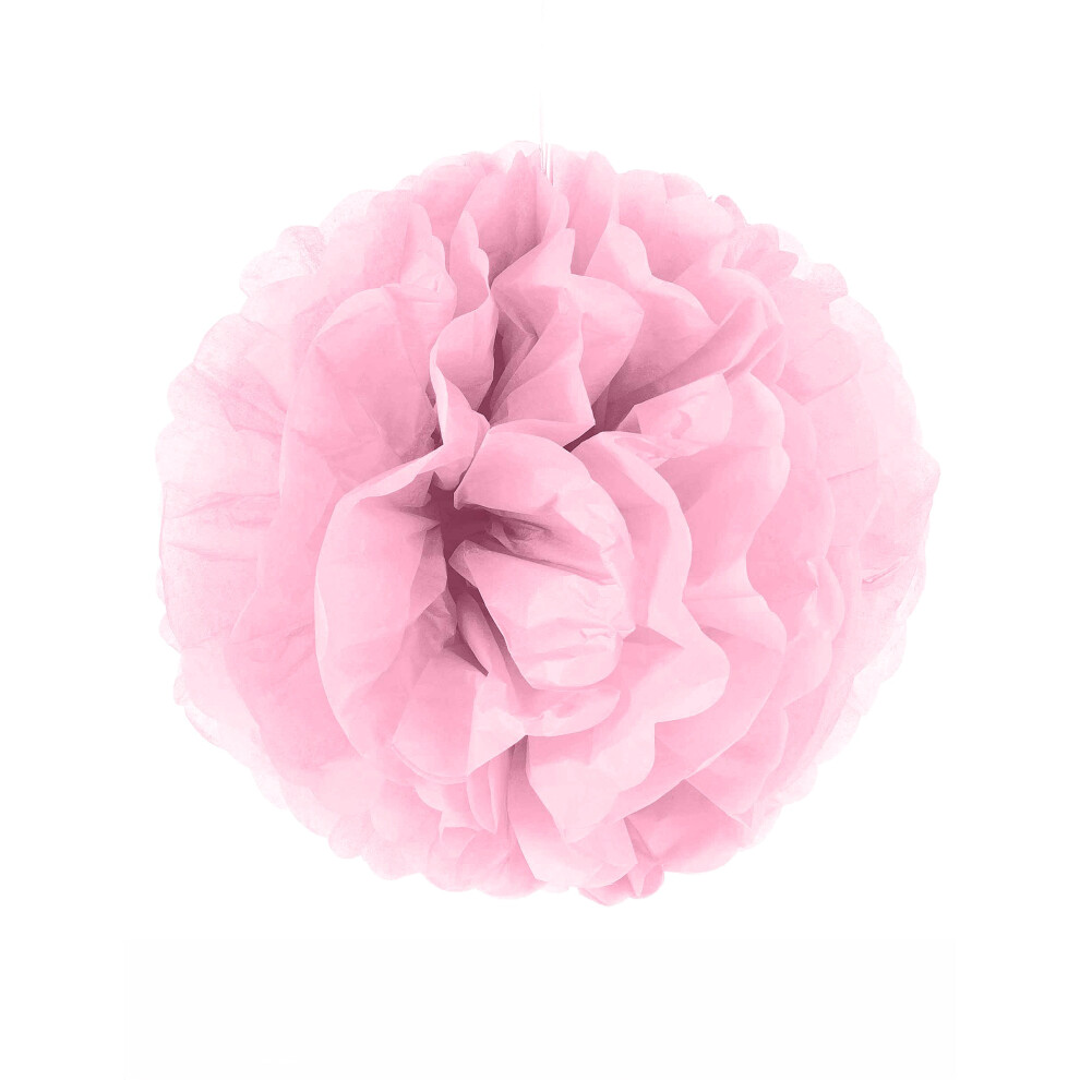Rubies Paper Hanging Pompom 35 Cm Pink