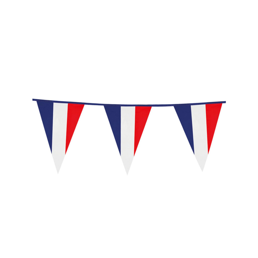 Rubies 10M France Supporter Flag Bunting Garland Blue/White/Red