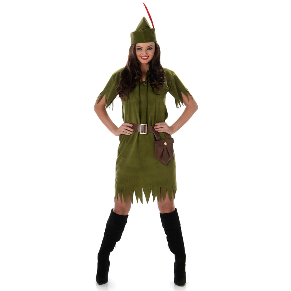 Rubies (S) Woodland Woman Costume With Skin Effect