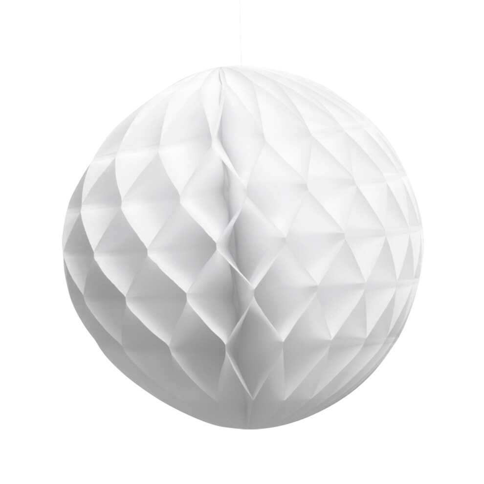Rubies White Honeycomb Paper Ball 25 Cm
