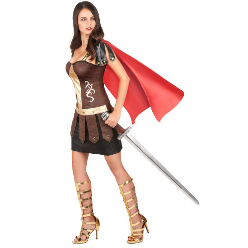 Rubies (S/M) Roman Gladiator Costume for Women 1