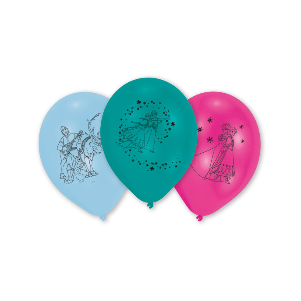 10 Frozen latex balloons