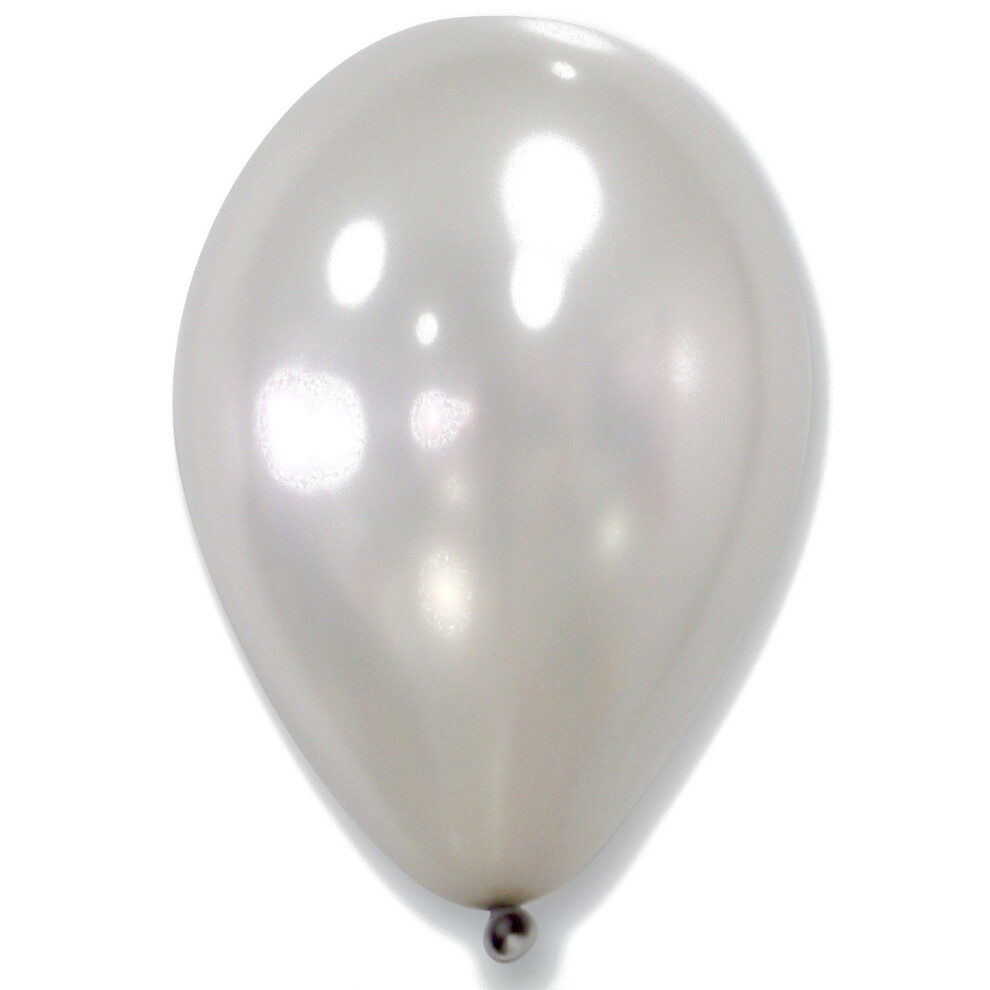 50 Metallic Silver Balloons 30 cm-image-OPC-PJ9WDPK-NEW