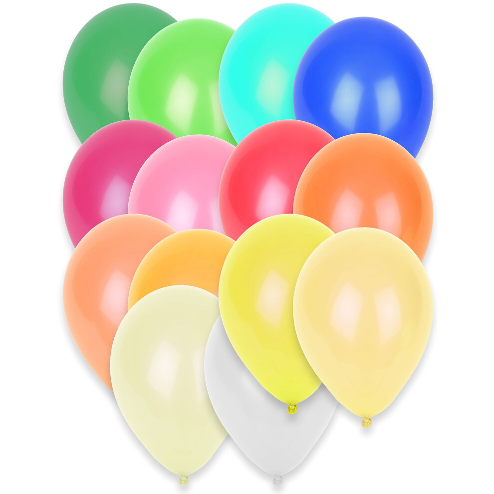 50 Multicolored Balloons 30 cm