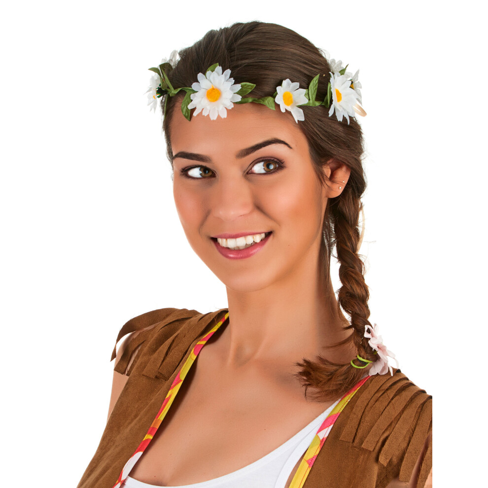 Rubies Adult Daisy Flower Crown White