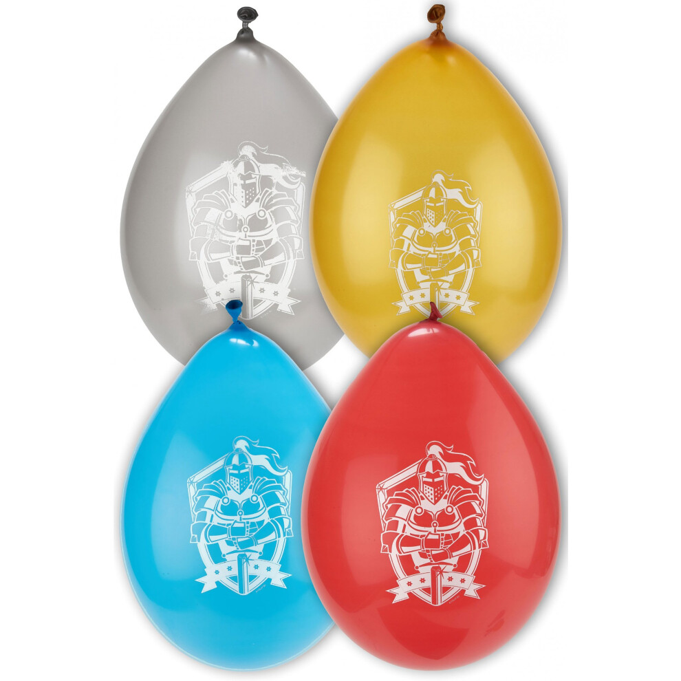 Rubies 8 Knight Latex Balloons