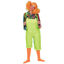 (XL) Adult fluorescent green jumpsuit costume