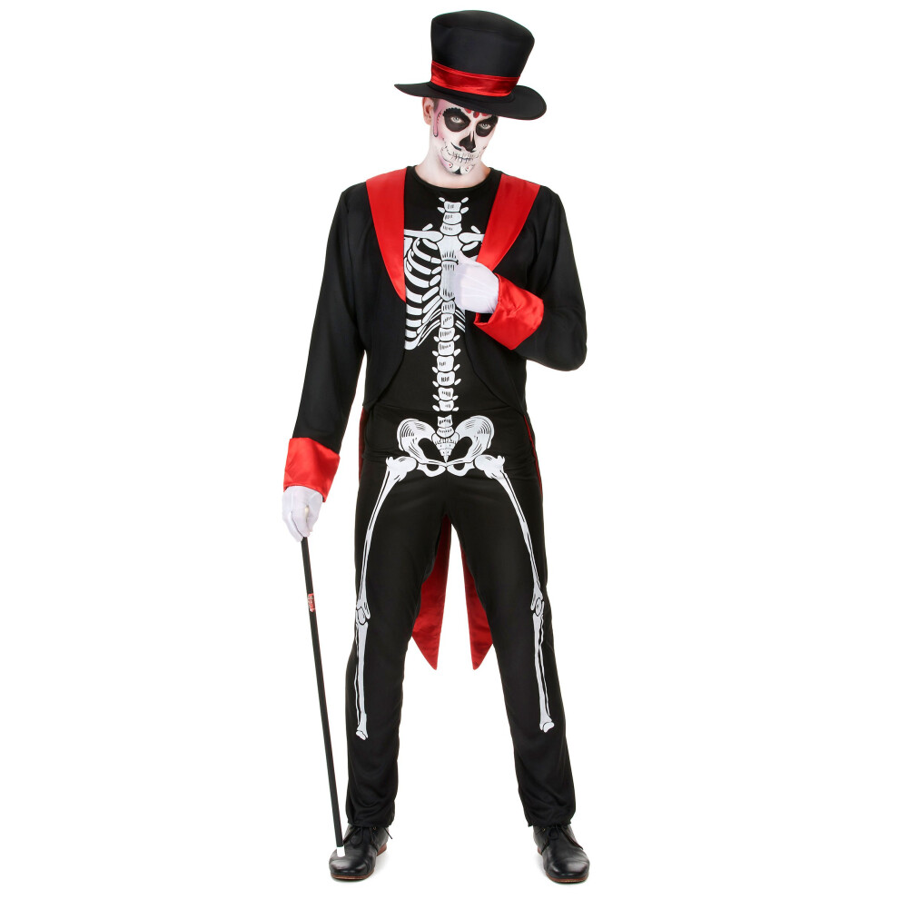 Rubies (L) Men's Chic Skeleton Costume