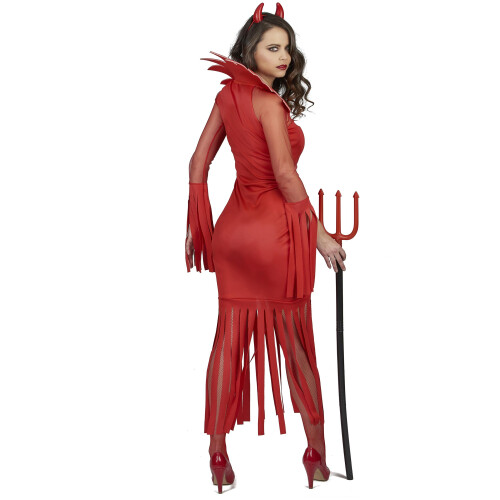 Rubies (M) Women's fire demon costume 2