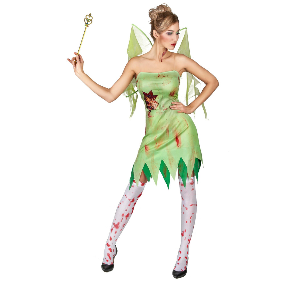 Rubies (Xl) Bloody Fairy Costume For Women Green