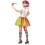 Rubies (L) Women's multicolored paint clown costume 3