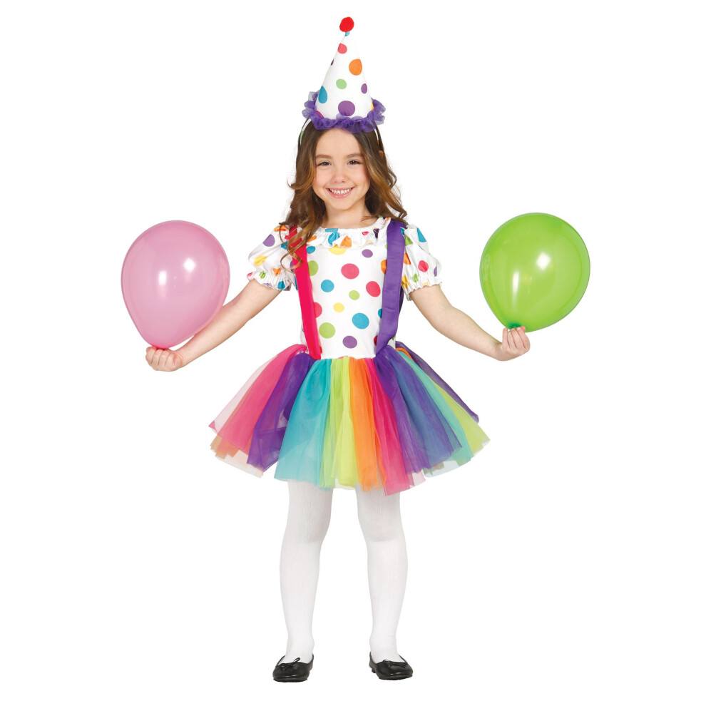 Rubies Girls' Polka Dot Clown Costume And Tutu