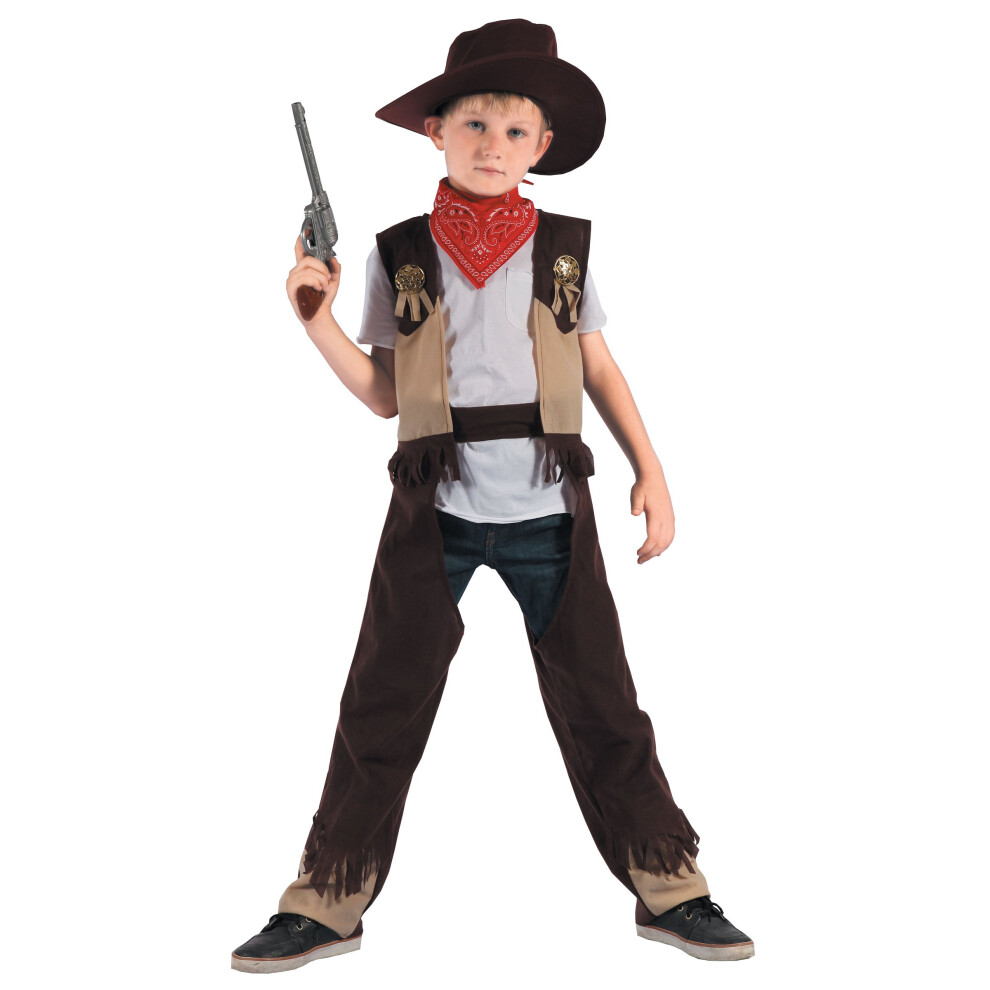 Rubies (Xs 3-4 Years (92-104 Cm)) Cowboy Rodeo Costume For Boys