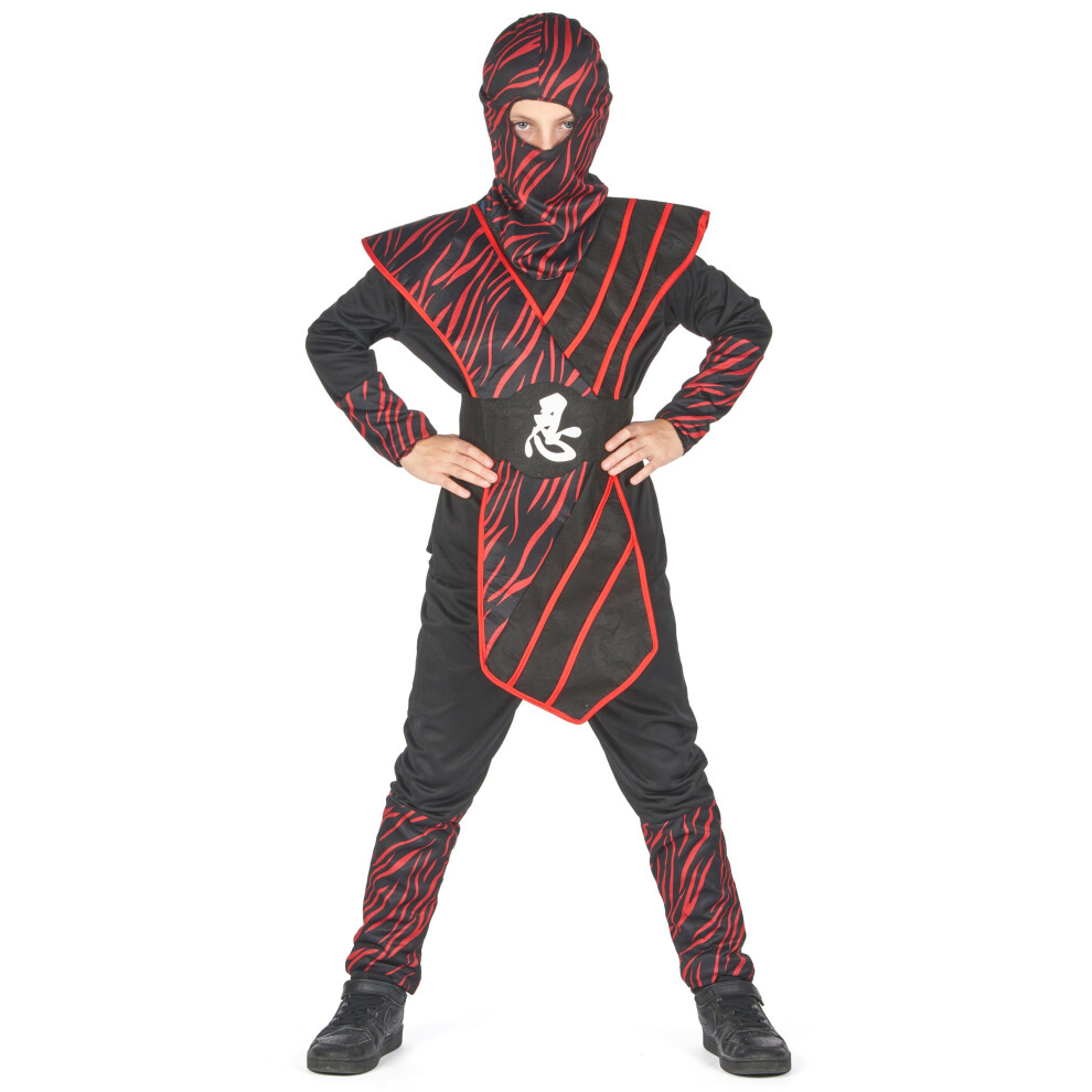 Rubies (S 4-6 Years (110-120 Cm)) Wild Ninja Costume For Boys Red