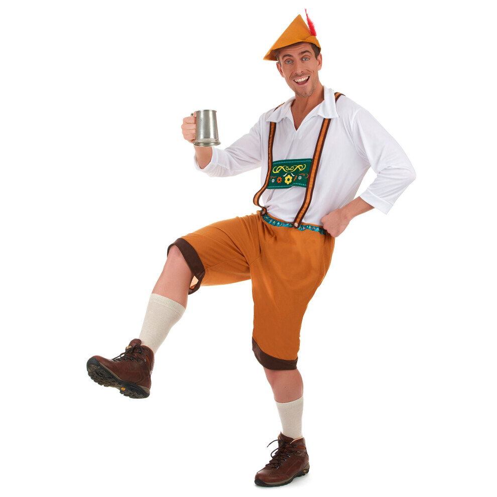 Rubies Bavarian Costume For Men Brown