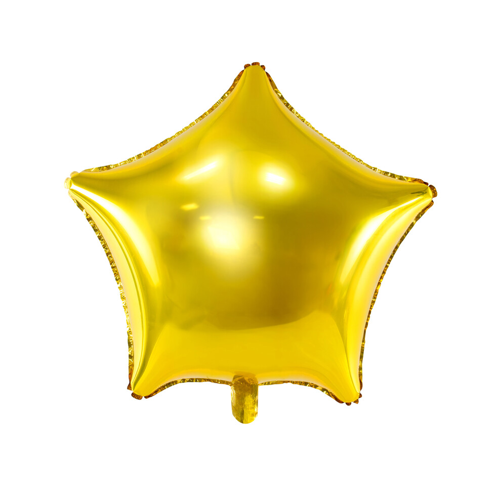 Rubies 70 Cm Star Foil Balloon Gold
