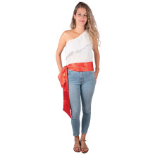 Adult Feria Red Satin Belt