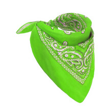 Adult fluorescent green bandana