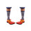 Rubies Adult blue and white striped socks 1