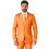 Rubies (L (EU 52-54)) Mr. Solid orange suit for men Suitmeister 2