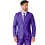 Rubies (M (EU 48-50)) Mr. Solid purple suit for men Suitmeister 2