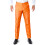 Rubies (L (EU 52-54)) Mr. Solid orange suit for men Suitmeister 4