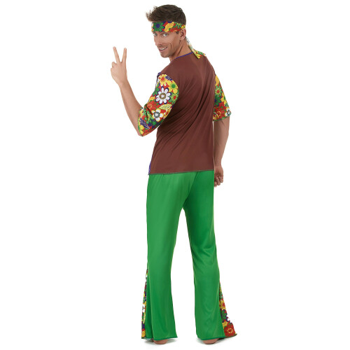 Rubies (L) Hippie flower power costume for men 2