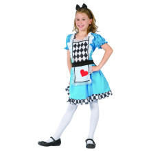 (S 4-6 years (110-120 cm)) Alice in Wonderland costume for girls