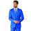 Rubies (XL (EU 56-58)) Mr. Solid blue men's suit by Suitmeister 2