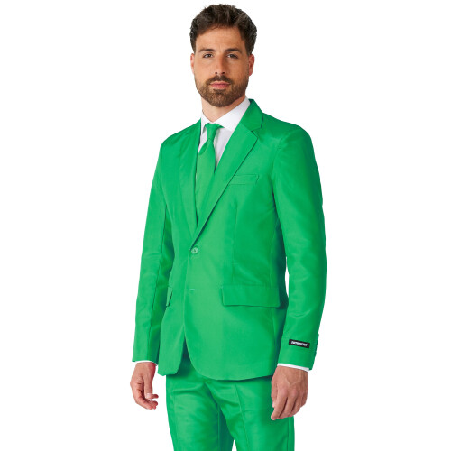 Rubies (XXL (EU 60-62)) Mr. Solid green suit for men Suitmeister 1