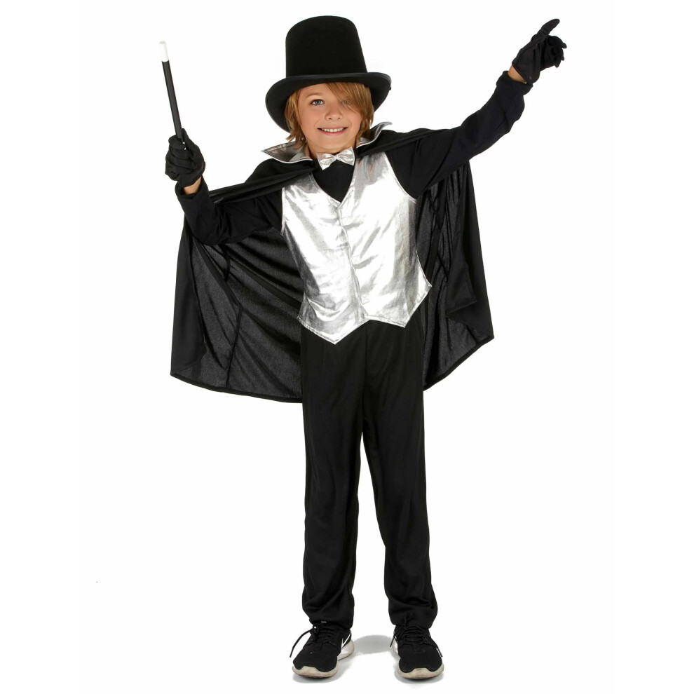 Rubies (5 - 6 Years (S)) Magician Costume For Boys Silver