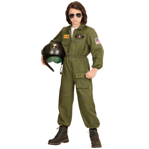 Rubies (11-13 years (158 cm)) Boy's fighter pilot costume