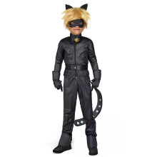 (12 - 14 years (150 - 160 cm)) Miraculous Black Cat Complete Costume for Children
