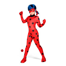 Täydellinen Ladybug Miraculous -puku lapsille tarvikkeineen