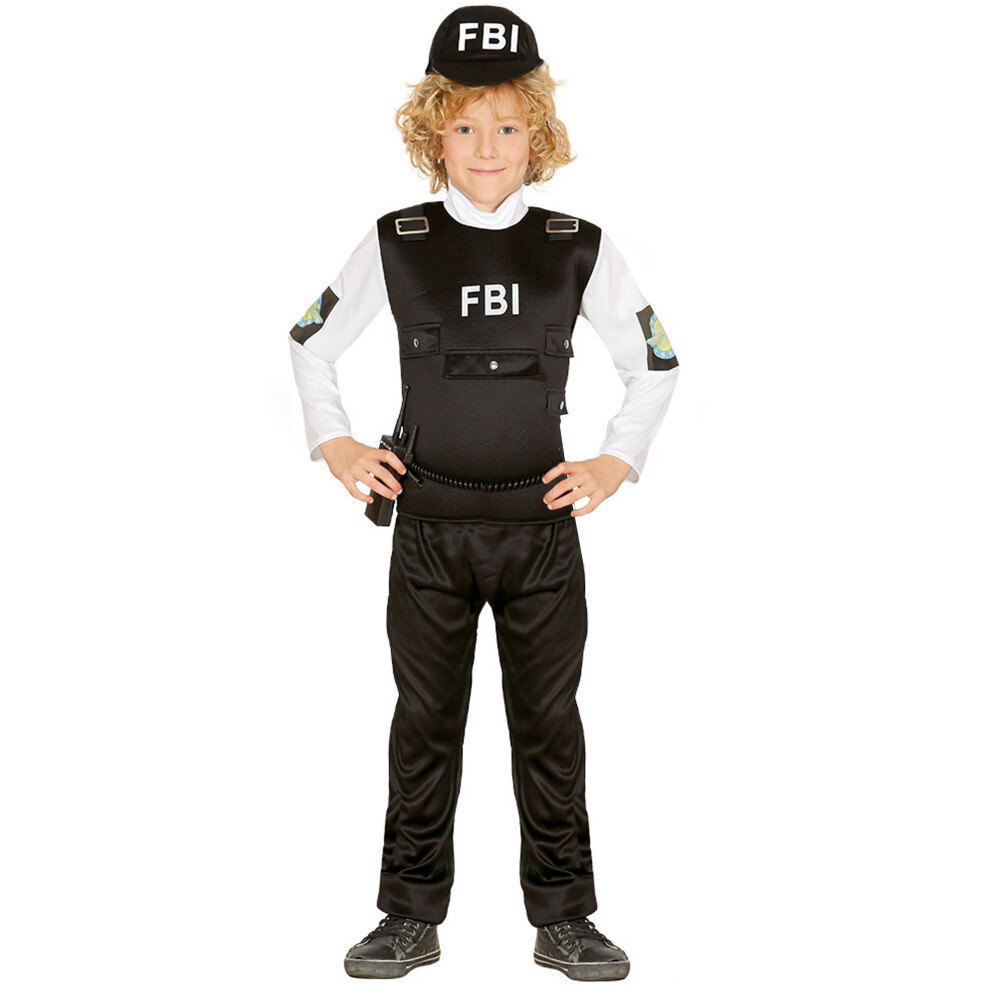 Rubies (5 To 6 Years (110-115 Cm)) Fbi Costume For Children Black