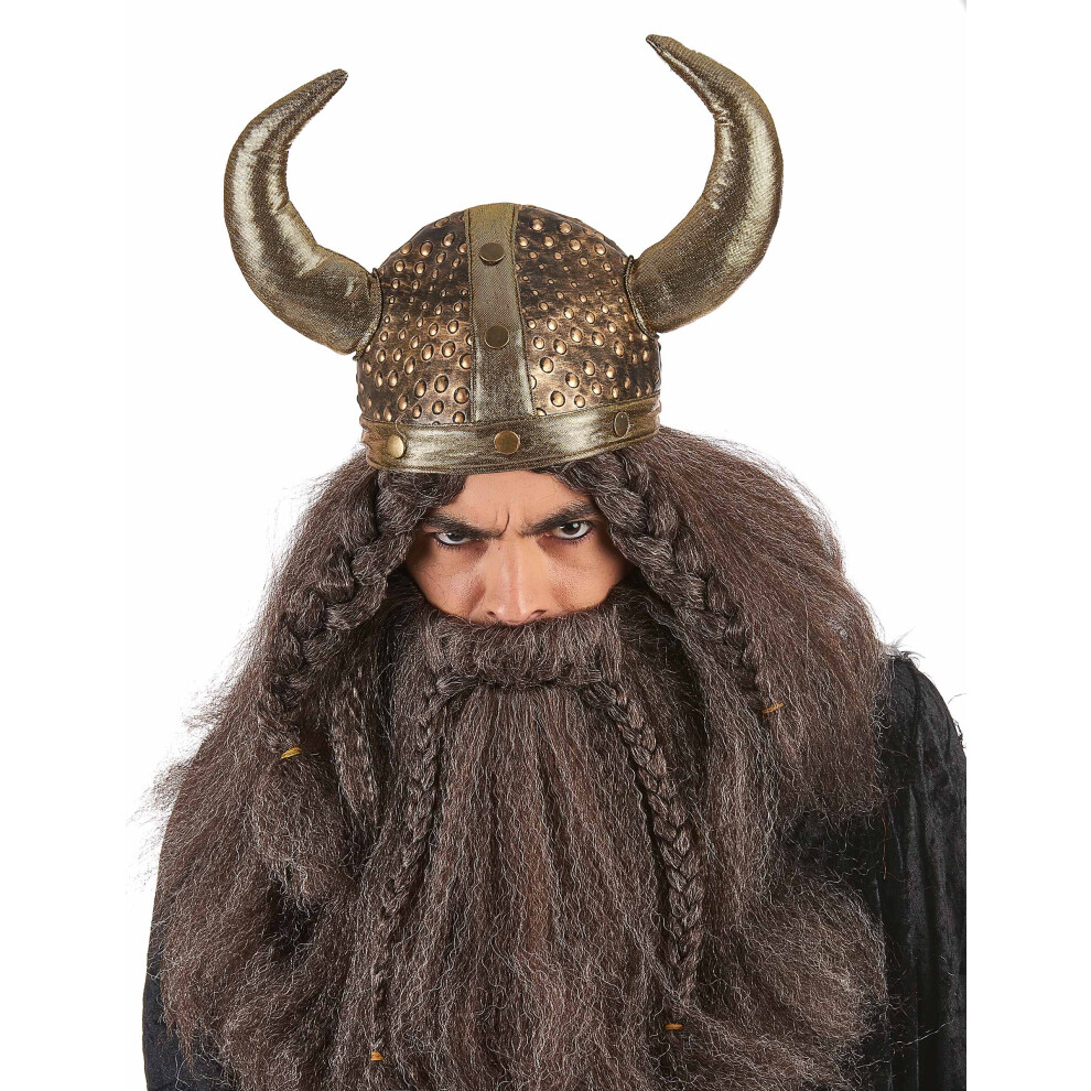 Rubies Adult Metallic Soft Viking Helmet