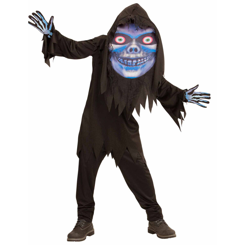 New Rubies Unisex Kids Big Head Grim Reaper Costume For Teenagers Halloween