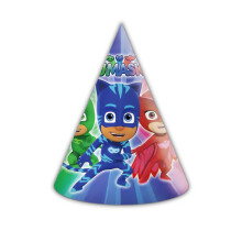 "PJ Masks" paperihatut, 6 kpl.