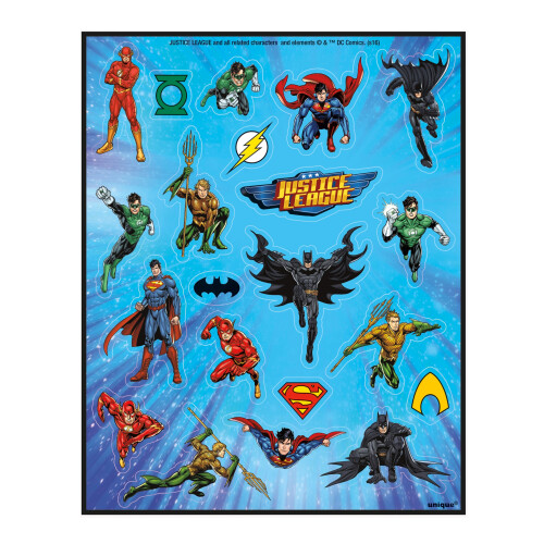 Rubies 4 Justice League Sticker Sheets
