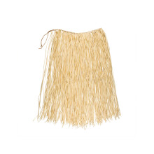 Adult Natural Raffia Long Hawaiian Skirt
