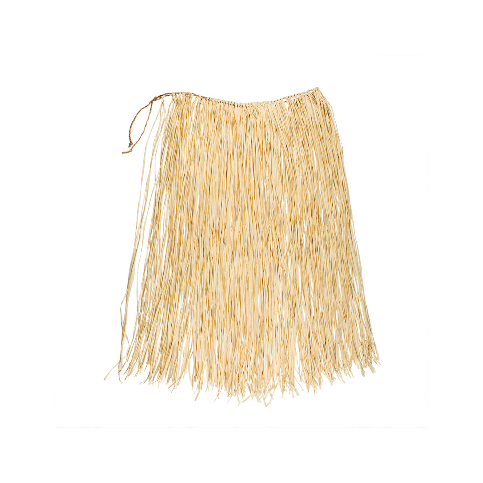 Rubies Adult Natural Raffia Long Hawaiian Skirt