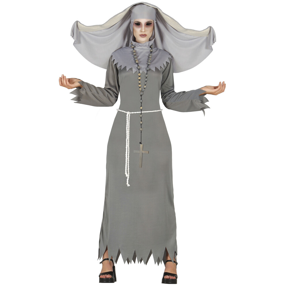 Rubies Possessed Nun Costume For Women Halloween Grey