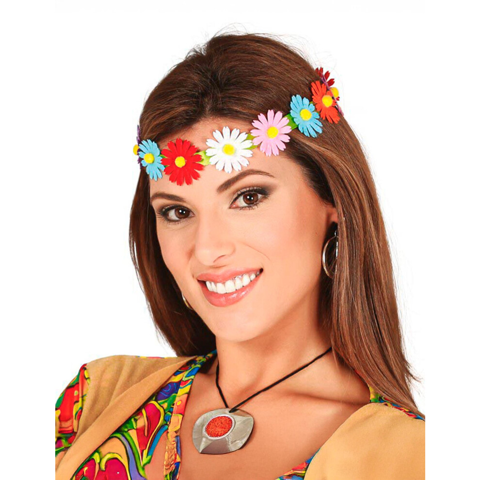Rubies Adult Colorful Flower Head Circumference Green