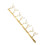 Rubies Adult gold medieval king crown 3