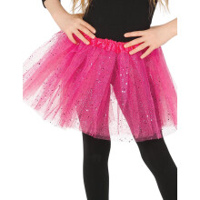 Girls' pink sequin tutu