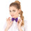 Rubies Adult purple sequin bow tie 2
